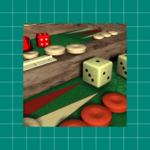 backgammon v+ android application logo